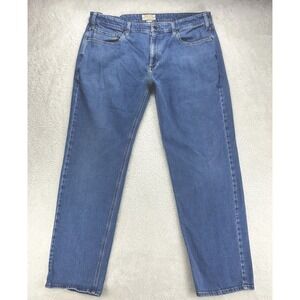 Vintage Orvis Jeans Mens 38x32 Blue Dentim 5 Pocket Outdoor "Read"